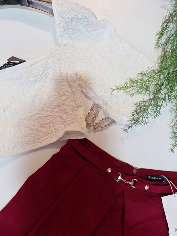 ⁦bershka-skirt  stradivarius⁩ - الصورة ⁦2⁩