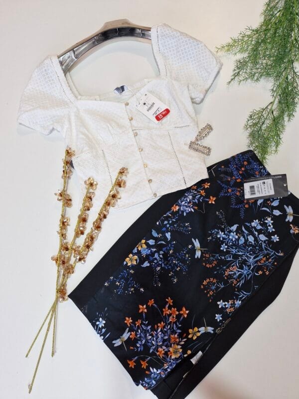 bershka-skirt top  secret
